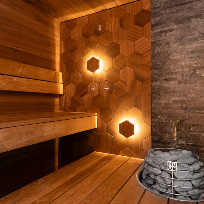 Hexa XL saun & LED